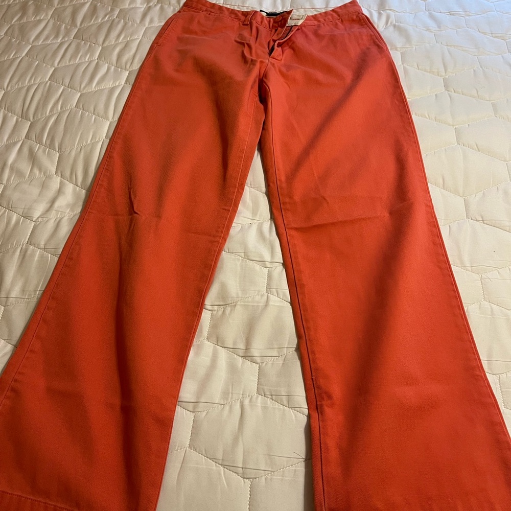 Ralph Lauren Vibrant Orange Cotton Pants